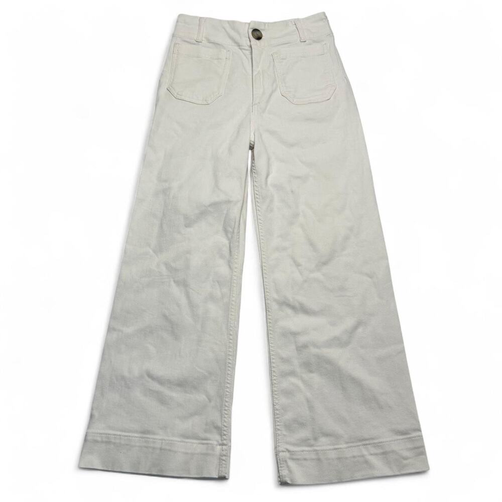Maeve The Colette White Wide Leg Pants Size 26 Anthropologie currently $120